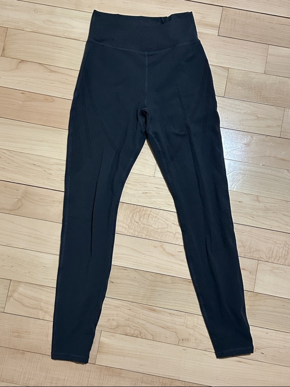 Alphalete Grey Crossover High-Rise Seamless Leggings